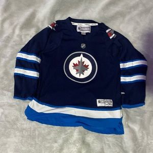 Winnepig jets L/XL youth Reebok jersey.